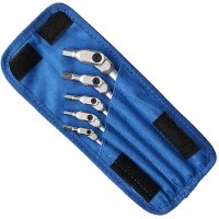 9 00009 BONDHUS SET 5 CHROME HEX PRO WRENCHES 3/16-3/8"