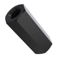 SP-M10-13M-60-S-R-11A SPACER 10 MM RND X 13 MM L X 6.3 MM ID STEEL/BLACK OXIDE